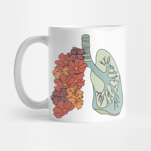 Flower lung Mug